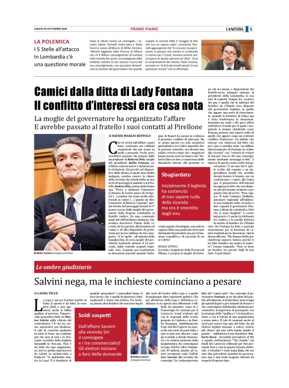 La Notizia Giornale 26/09/2020 La Notizia Giornale 26/09/2020